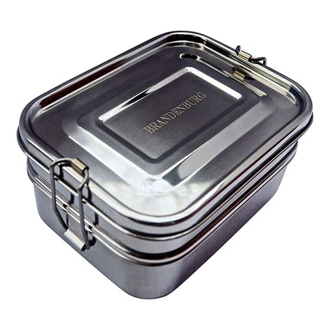 brandenburg classic stainless steel bento box eco-friendly lunch box|Brandenburg Stainless .